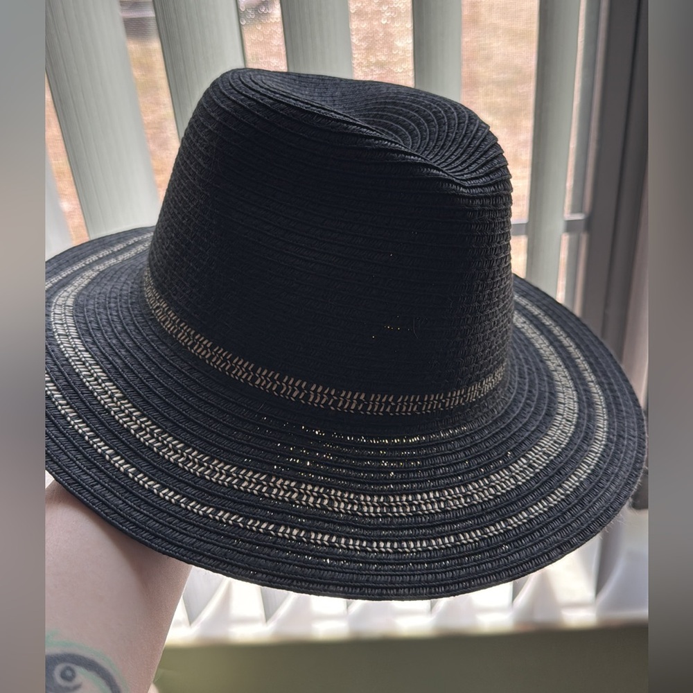 Black Fedora Beach Hat